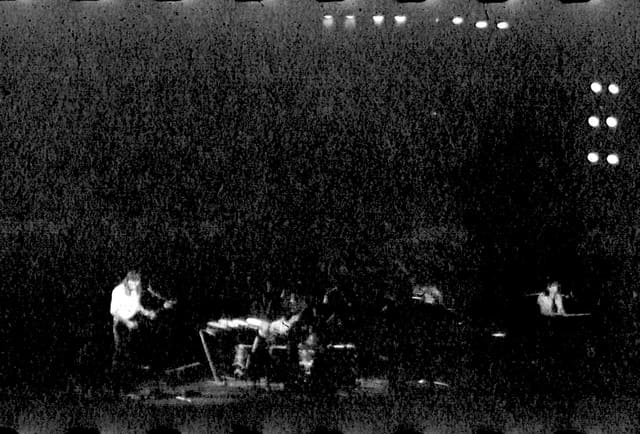 David Gilmour et Richard Wright sur scène au Cow Palace, 1975