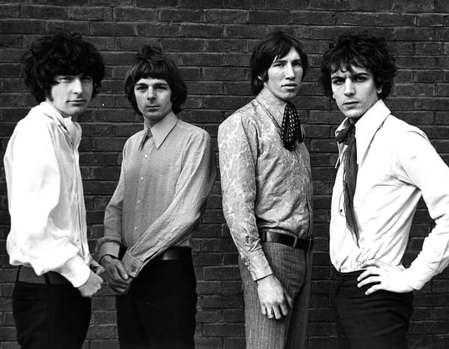 Pink Floyd en 1967, avec Syd Barrett